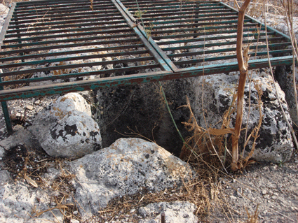 Cisterna sul pianoro dell'acropoli di Caltafaraci