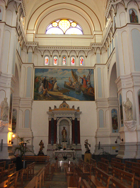 Altare del Sacro Cuore di Gesù nella navata meridionale di S. Antonio da Padova