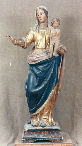 Statua della Madonna del Rosario nella omonima chiesa di Favara