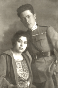 Capitano Antonio Callea con la moglie Giovanna Rampello