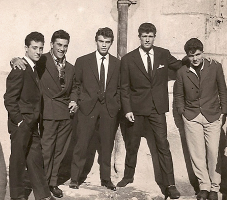da sx: Bruno Siracusa, Angelo Vita, Gaetano Fradella, Giovanni Bunone, Rosario Cusumano.