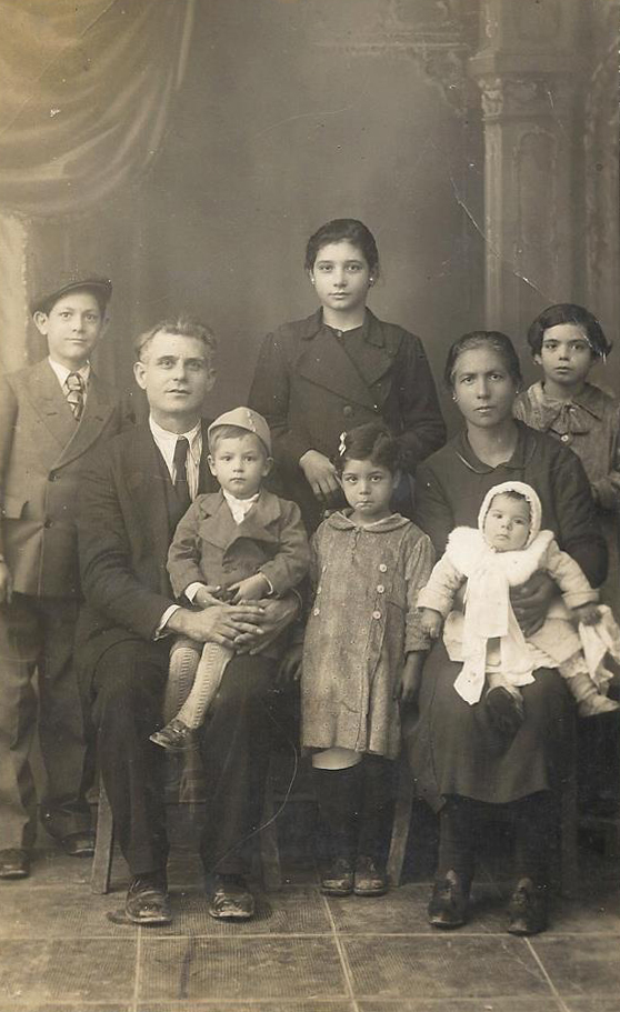 Famiglia emigrata in Belgio di Vullo Carmelo e Novara Rosa