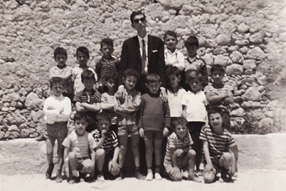 Iª Cl. elementare 1964/65 con l'ins. Domenico Felice