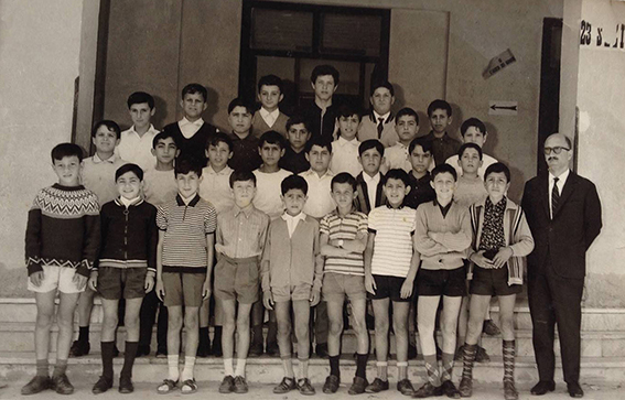 V elementare S. Domenico Savio (Palmoliva) a. s. 1967/1968 con l'insegnante Antonio Alauria