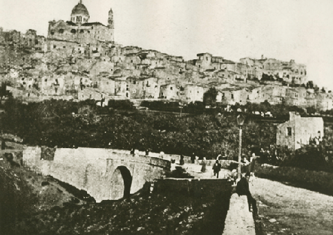 Ponte Cicchillo nei primi anni del 1900