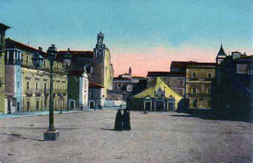 Piazza Cavour nei primi del 1900
