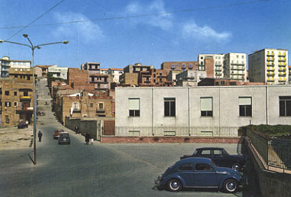 Piazza don Giustino negli anni "60 del XX sec.