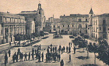 Piazza cavour nella prima metą del 1900